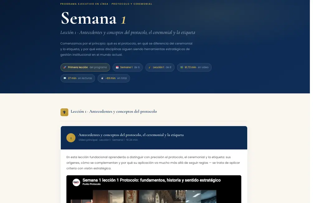 🟡 Portal con la lección y contenidos de apoyo 🟡