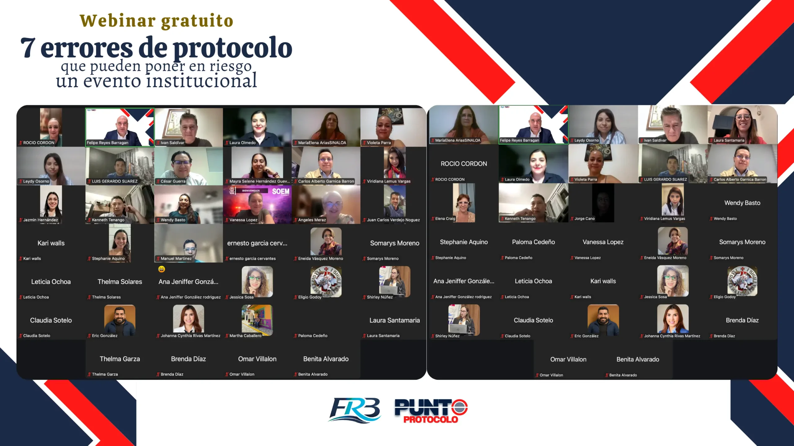 Webinar de protocolo y RRPP — Felipe Reyes Barragán